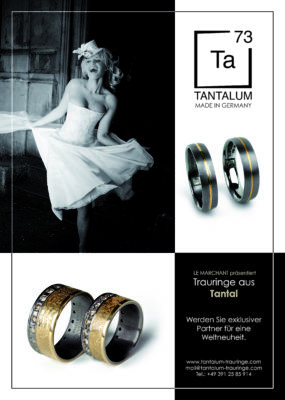 Salzburger Juwelier KREMO kreativ modern hat Ihre KREMO Trauringe ( auch Exclusice Tantal-Ringe ). Persönliche Beratung durch Reinhard Maria Damisch Uhren, Ringe & Schmuck Berater Salzburg.